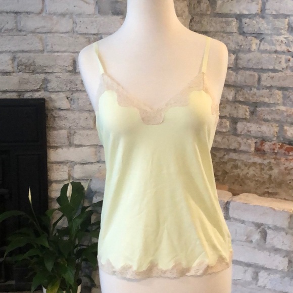 Banana Republic yellow/green cami - Picture 1 of 3